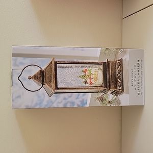 Brand new in a Box exclusive holiday LED glitter lantern.